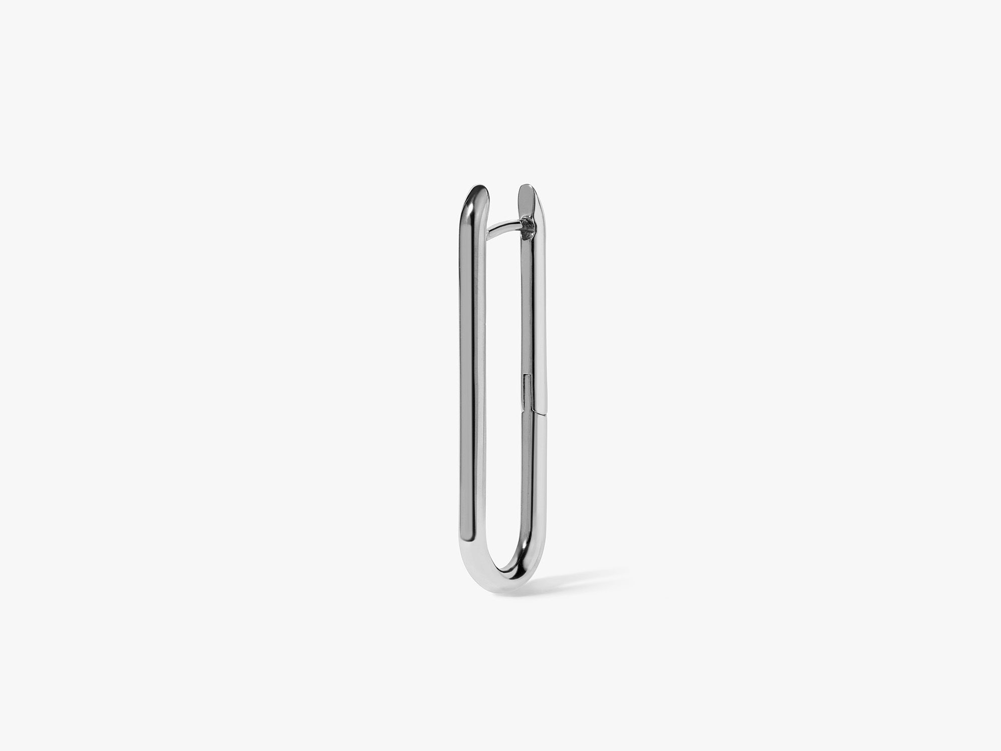 Knuckle Long Hoop Earring