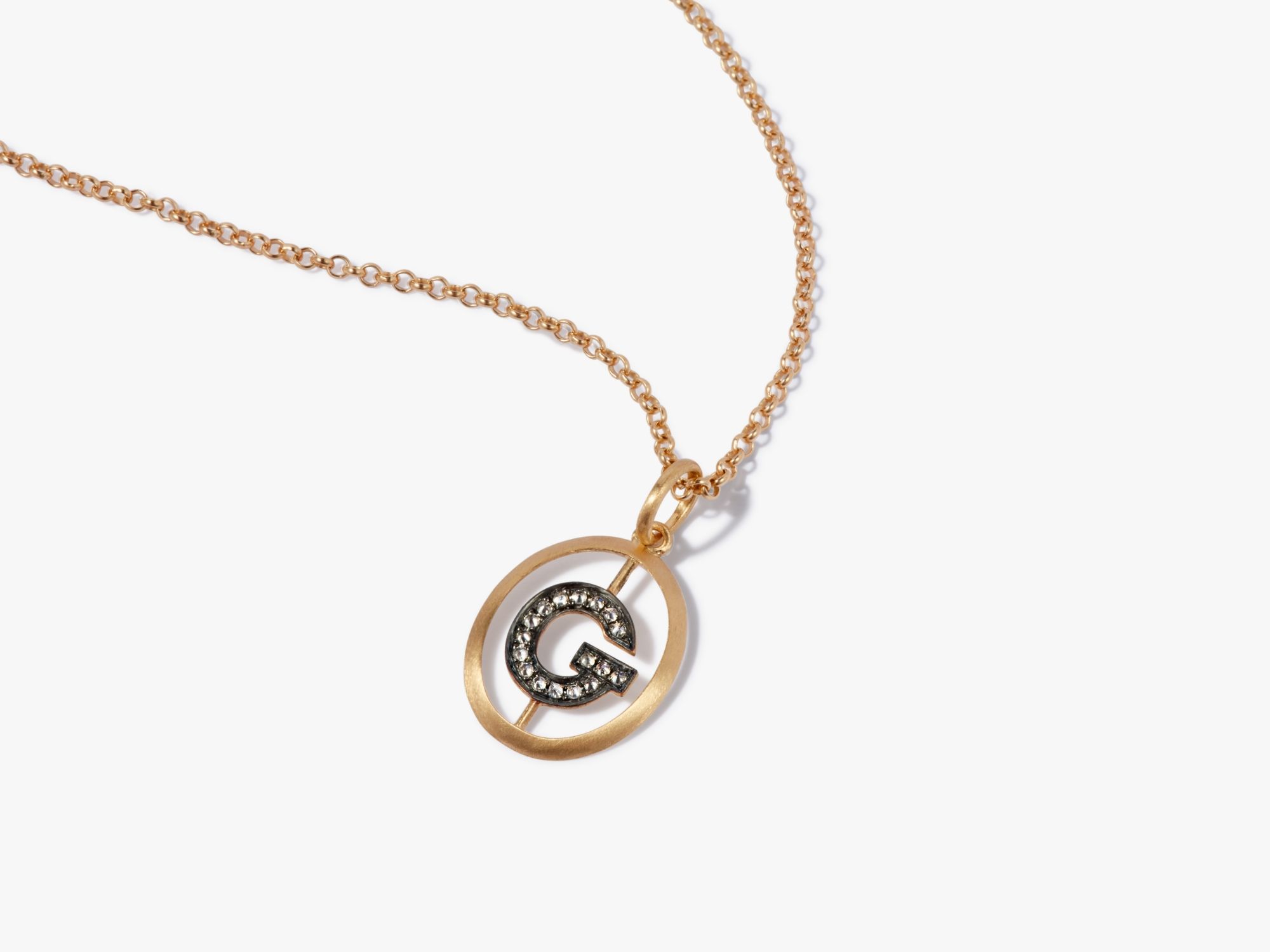 Initial G Necklace