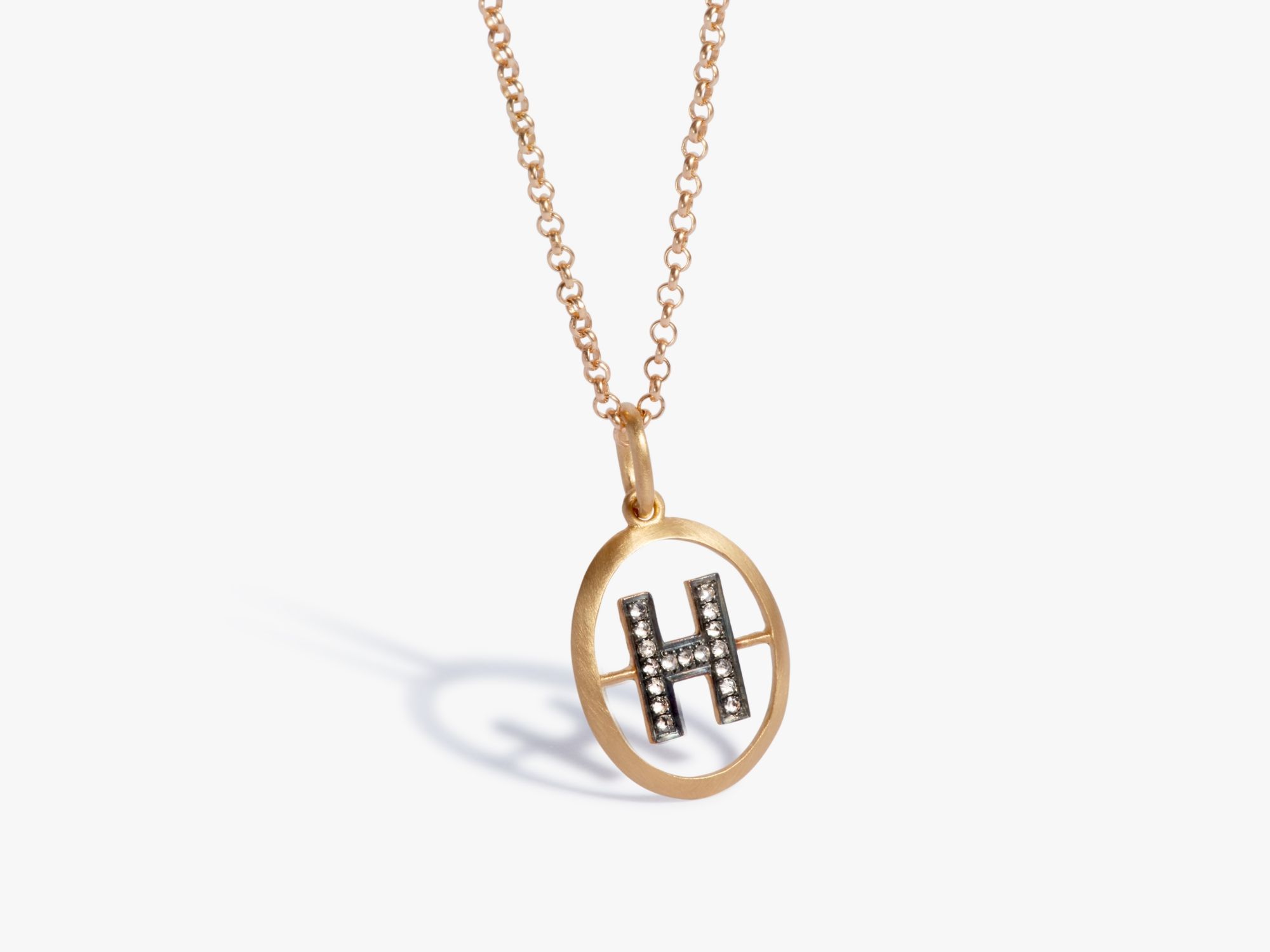 Initial H Necklace