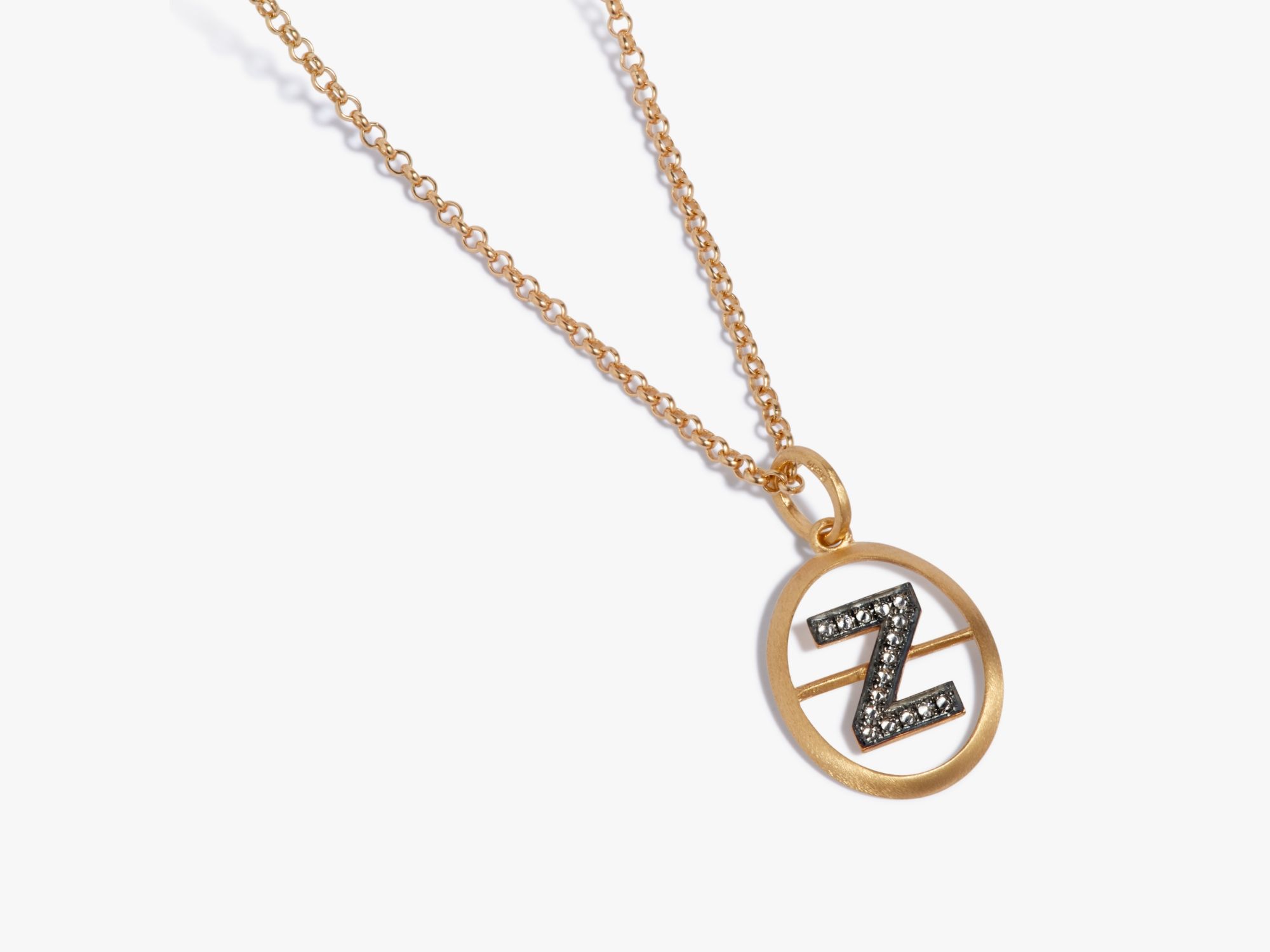 Initial Z Necklace