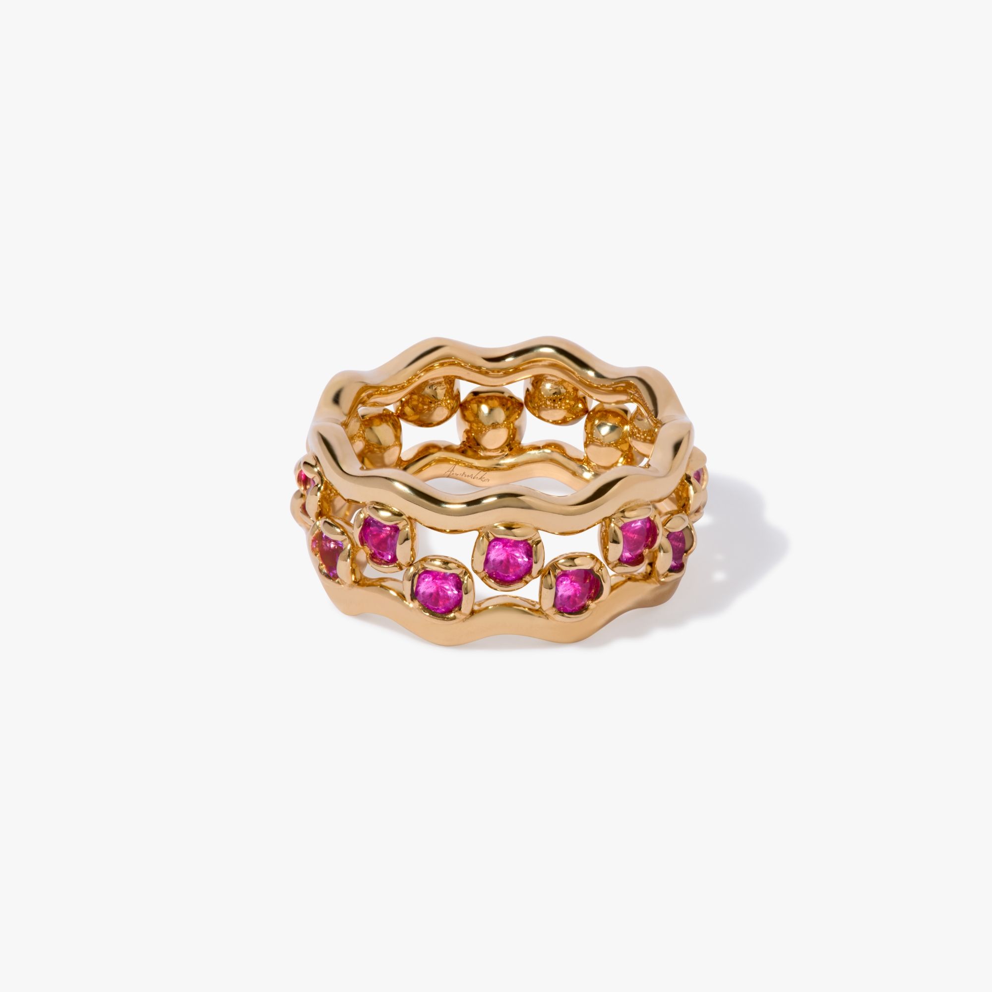 Whoopsie Daisy Sapphire Ring Stack