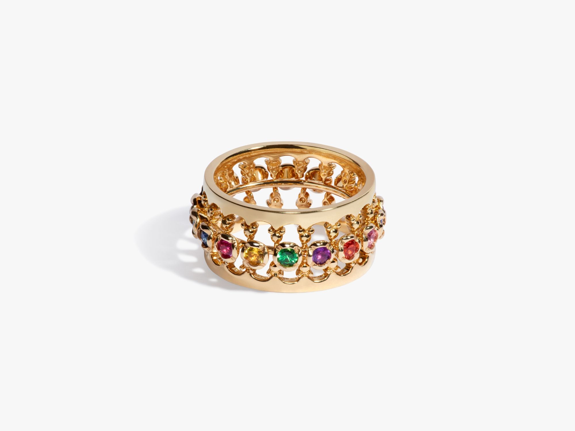 Whoopsie Daisy & Crown Ring Stack