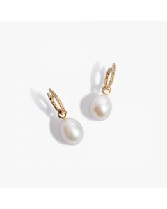 Pearl & Diamond Earrings