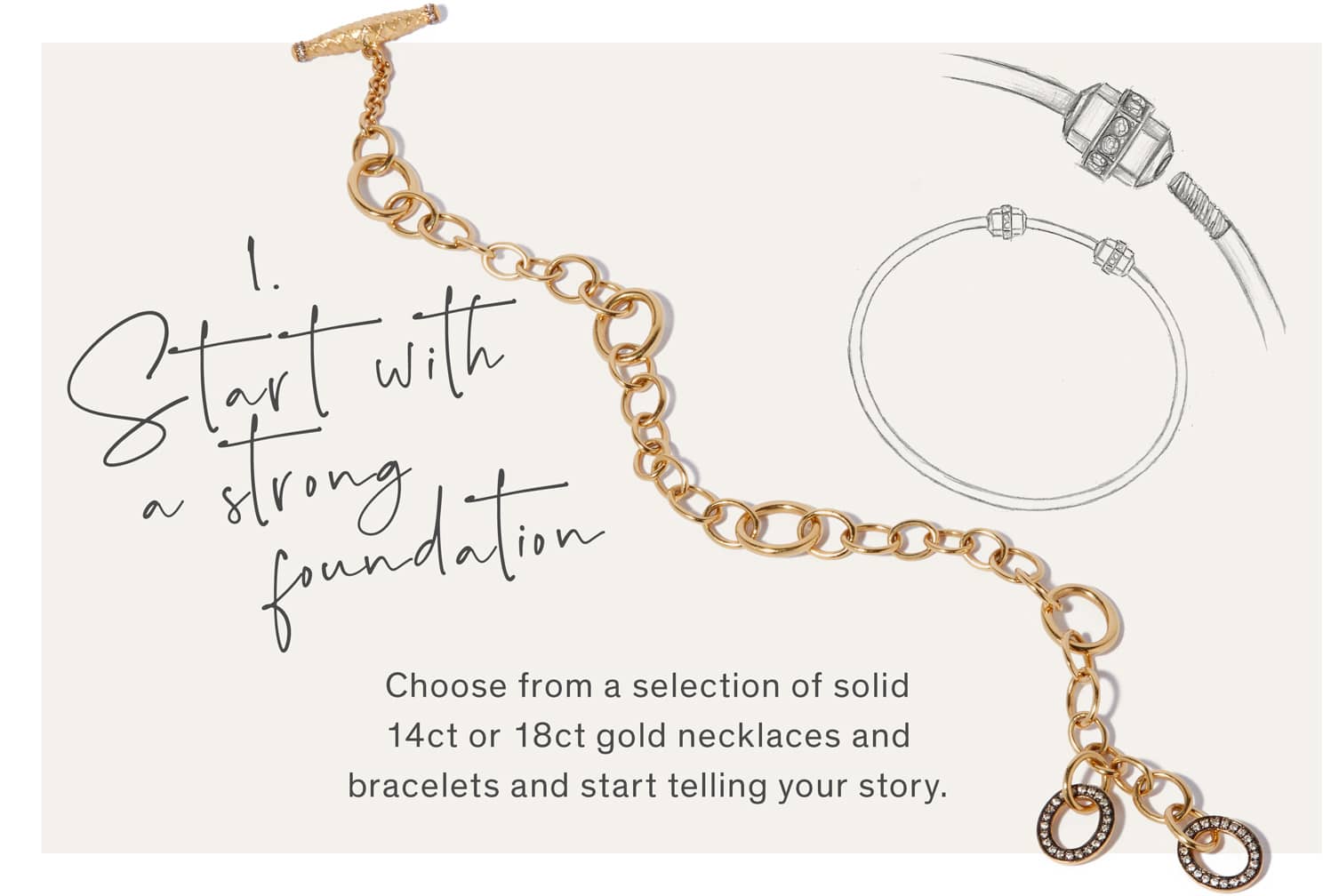 Build Your Luxury 18ct Gold Charm Bracelet  Annoushka UK