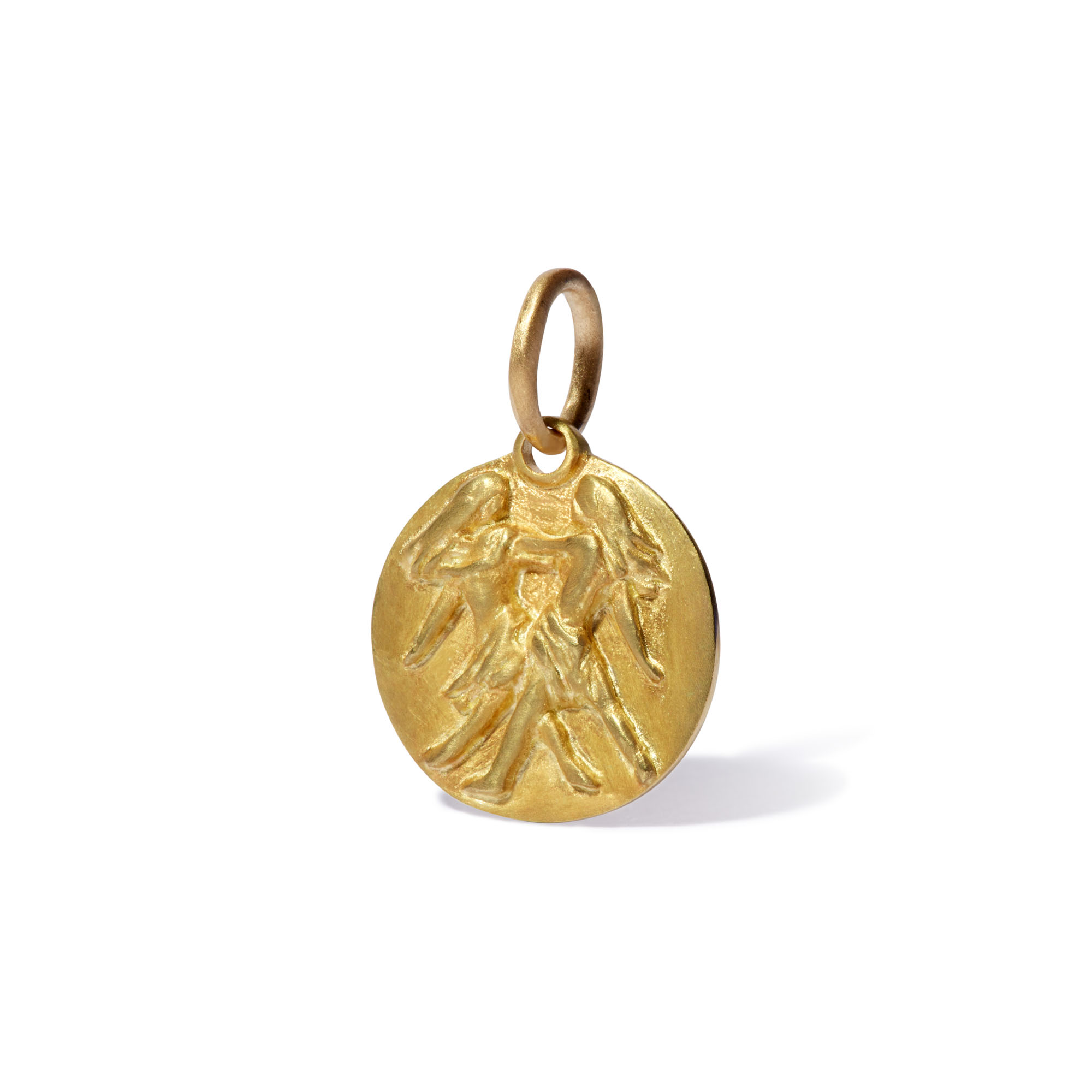 Yellow Necklace Gold Gemini 18ct Zodiac